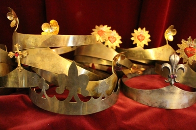 Crowns Adjustable en Brass / Gilt, Belgium 19th & 20th Century