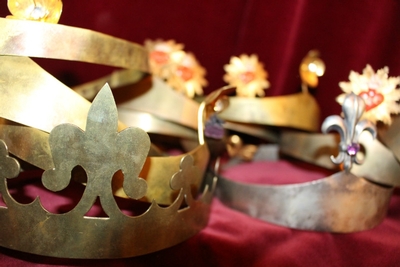 Crowns Adjustable en Brass / Gilt, Belgium 19th & 20th Century