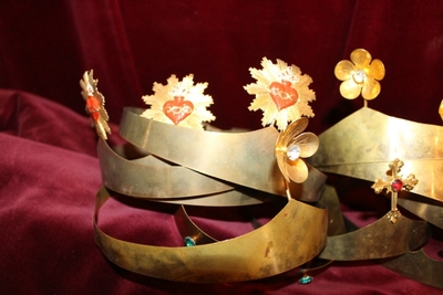 Crowns Adjustable en Brass / Gilt, Belgium 19th & 20th Century