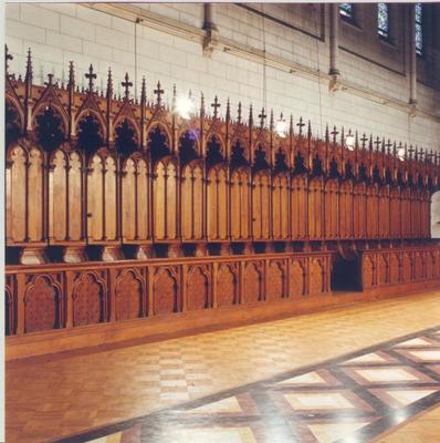 Choir Seats More And Better Pictures Soons ! style Gothic - style en Oak wood, Belgium  19 th century