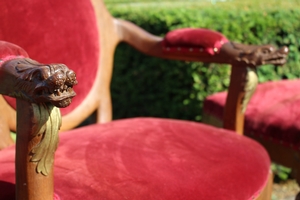 3  Altar - Seats. Completely & Professionally Refit According To The Traditional Methods And With Original Materials.