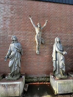 3  Calvary Group Cast Iron ! Suitable For Outdoor Use !