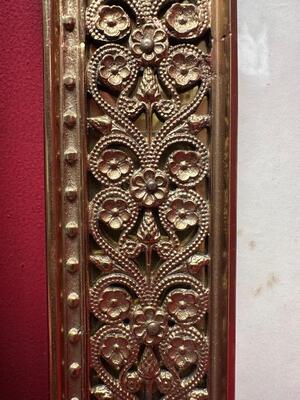 3  Exceptional Art Nouveau Set Canon Boards. 4 Evangelists Measurements : 1 X 60 W X 50 H Cm. 2 X 33 W  X 42 H Cm.