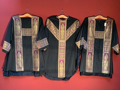 Funeral  Mass Set en Fabrics, Belgium 19th century