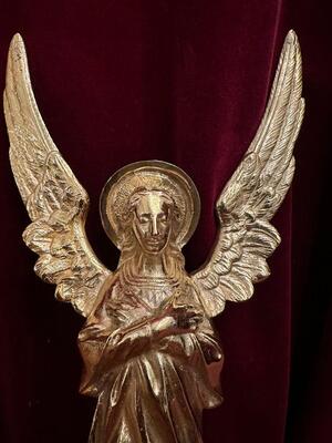 Matching Angels style Gothic - Style en Bronze Gilt, France 19 th century ( Anno 1885 )