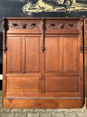 Panneling en Walnut wood , France 19 th century