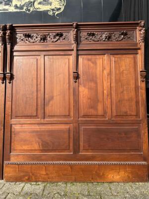 Panneling en Walnut wood , France 19 th century