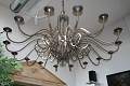 Very Large Matching Chandeliers en iron, Dutch 20th century / 1930