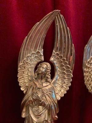 Angels style Gothic - style en Bronze / Gilt, France 19th century ( anno 1890 )