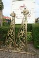 Matching Wall Brackets en Bronze, Belgium 19th century ( anno 1870 )