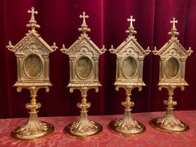 4 Romanesque - Style Matching Reliquaries
