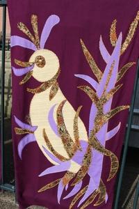 Series Of Matching Fully Hand -Made Hand - Embroidered Banners 