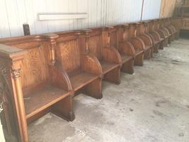 Choir Furniture style gothic en Oak wood, Belgium 19th century