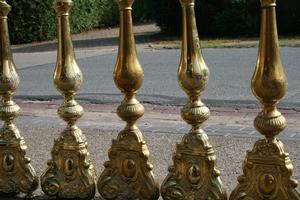 Chandeliers style baroque en BRASS, Dutch 18th century