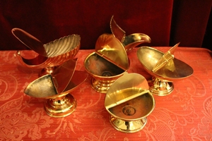 Boats Polisched And Varnished  en Brass / Polished / New Varnished, Belgium 19th & 20th Century