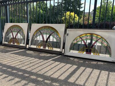 Series Stained Glass Windows en Stained - Glass, Belgium  20 th century ( Anno 1930 )