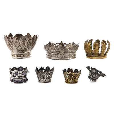 Collection Crowns  en Silver, Netherlands / Belgium 18th & 19th Century