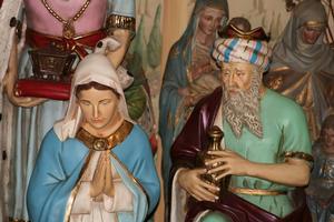 Life Size Resin Nativity Set en RESIN / POLYESTER, 20th century