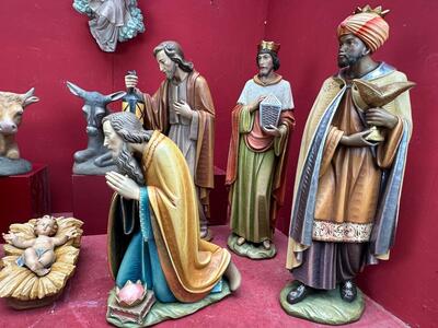 Nativity Set By : Demetz Ortisei Italy
