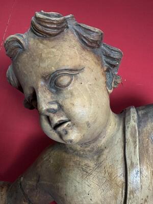 Angels  en Wood, 18 th century ( Anno 1760 )