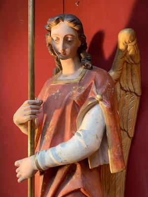 Angels en plaster polychrome / Brass / Bronze / Gilt, France 19th century ( anno 1880 )