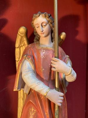 Angels en plaster polychrome / Brass / Bronze / Gilt, France 19th century ( anno 1880 )