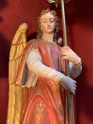 Angels en plaster polychrome / Brass / Bronze / Gilt, France 19th century ( anno 1880 )