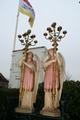 Angels en plaster polychrome, Belgium