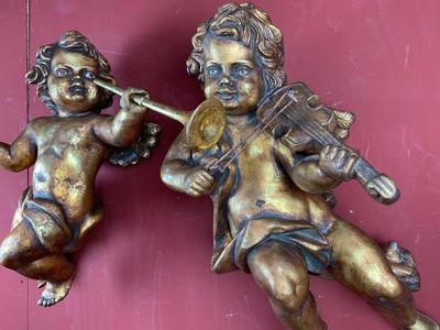 Angels style Baroque en Resin, 20th century