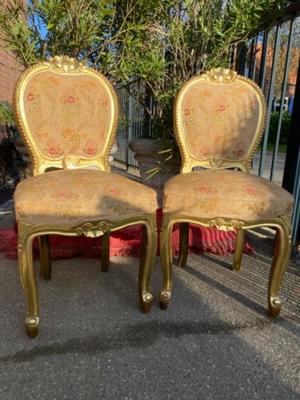 Chairs style Baroque France 19 th century