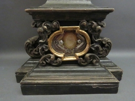 Reliquaries style Baroque en wood polychrome, 18 th century