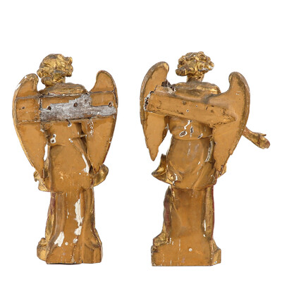 Angels style Baroque - Style en Wood / Gilt, Belgium  18 th century