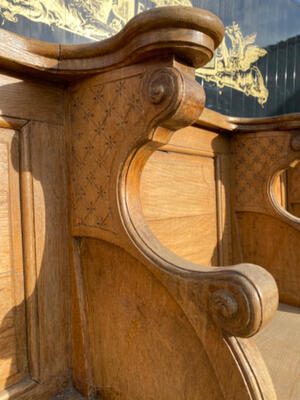 Choir - Stalls style Baroque - Style en Oak wood, Belgium  18 th century