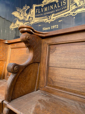 Choir - Stalls style Baroque - Style en Oak wood, Belgium  18 th century