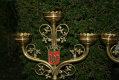 Candle Holders en Brass / Bronze, Belgium 19th century ( anno 1890 )