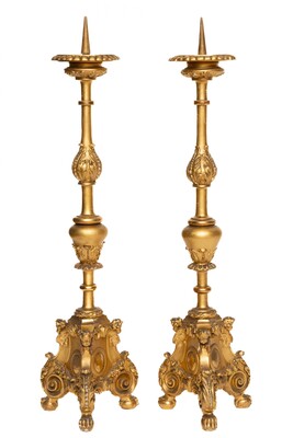 Pair   Candle Holders