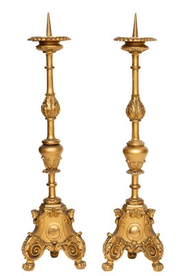 Pair   Candle Holders