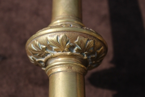 Candle Sticks en Brass / Bronze, France 19th century