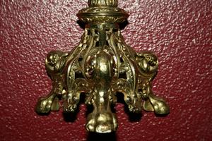 Candle Sticks en bronze, France 19th century