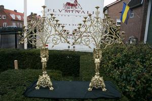 Candle Sticks en Bronze, France 19th century