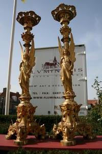 Candle Sticks en bronze , France 19th century