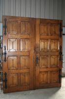 Church Doors en OAK, Dutch 19 th century