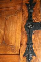 Church Doors en OAK, Dutch 19 th century