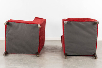 Decorative Armchairs en Fabrics, 20 th century