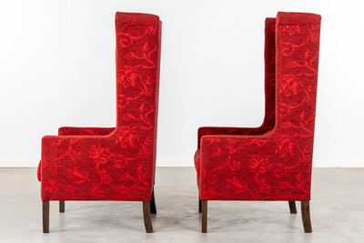 Decorative Armchairs en Fabrics, 20 th century