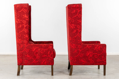 Decorative Armchairs en Fabrics, 20 th century