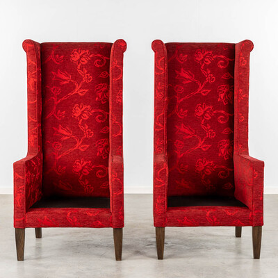 Decorative Armchairs en Fabrics, 20 th century