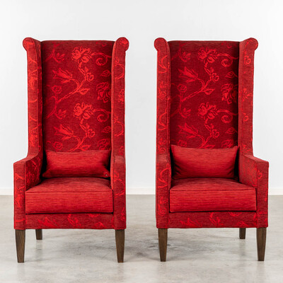 Decorative Armchairs en Fabrics, 20 th century