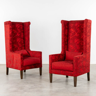 Decorative Armchairs en Fabrics, 20 th century