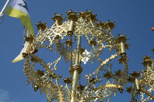 Chandeliers style gothic en bronze, France 19th century